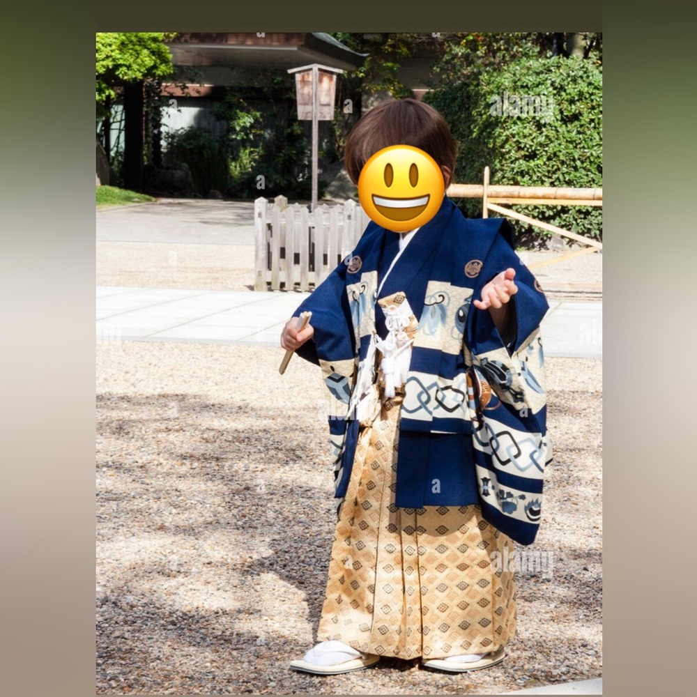Traditional Japanese Boy Kimono Jacket